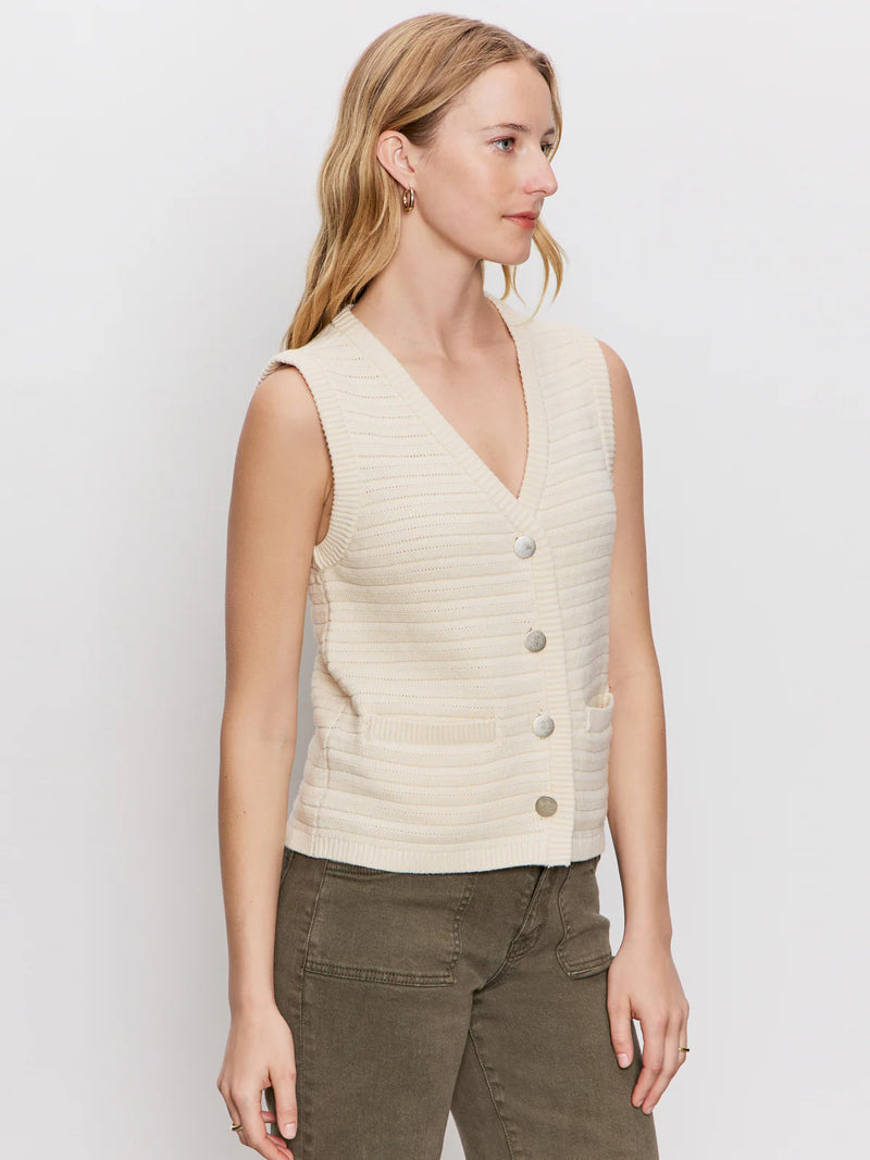 Textured Sweater Vest | Macrame