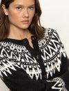 Fairisle Crewneck Cardi | Ink Multi