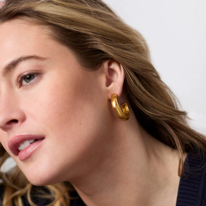 Cannes Hoop Earrings | Gold