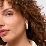 Carnaby Hoop Earrings | Ivory