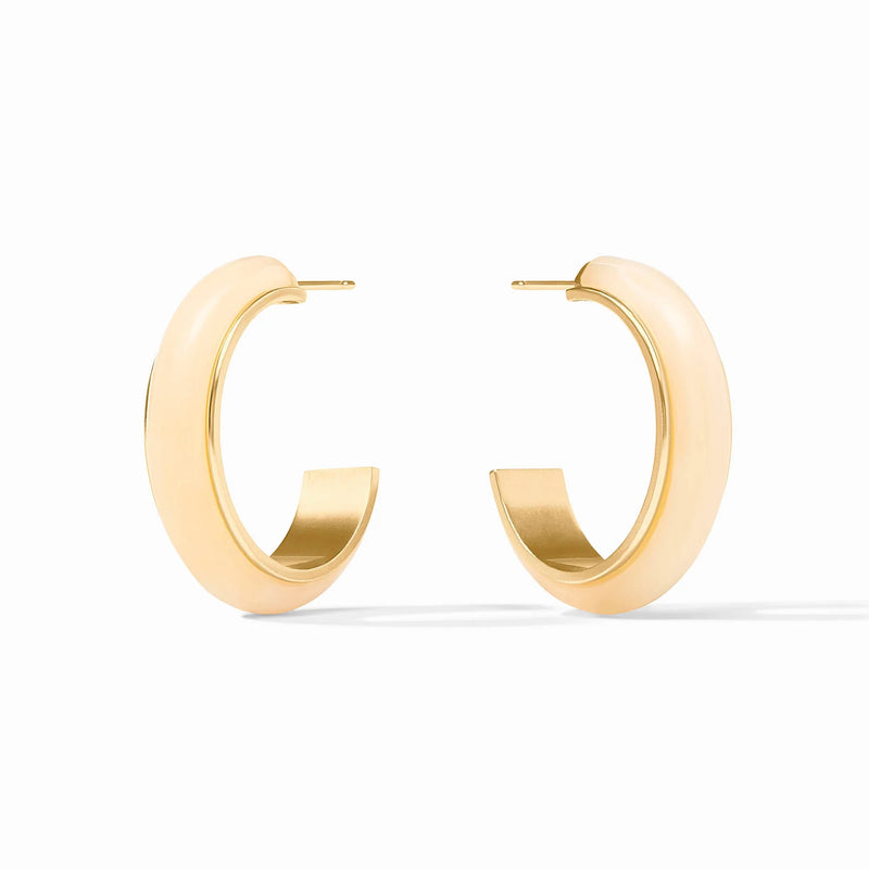 Carnaby Hoop Earrings | Ivory