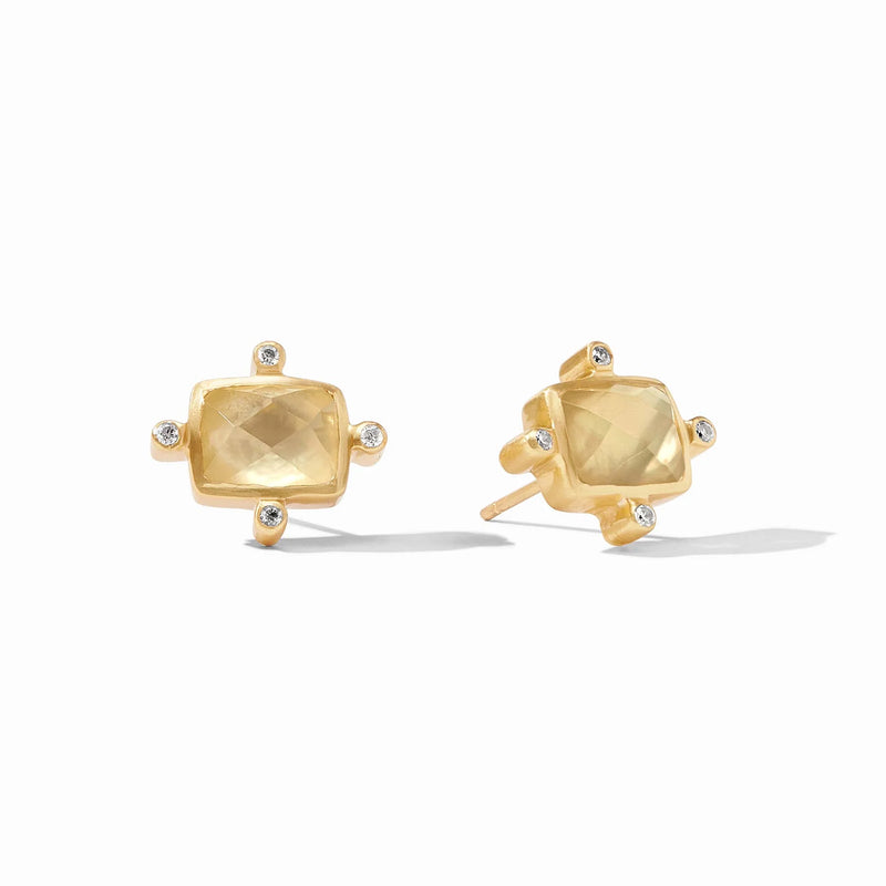Clara Stud Earrings | Champagne