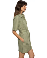 Alma Surplus Dress | Sage
