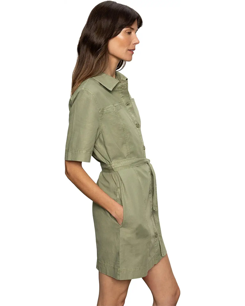 Alma Surplus Dress | Sage