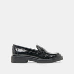 Tiggy Midnight Crinkle Patent Loafers