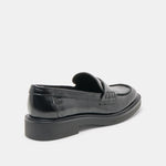 Tiggy Midnight Crinkle Patent Loafers