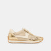 B. NTCD Mesh Sneakers | Gold Woven Mesh