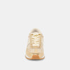 B. NTCD Mesh Sneakers | Gold Woven Mesh