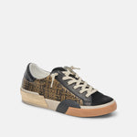 Zina Sneakers | Bronze + Black Woven