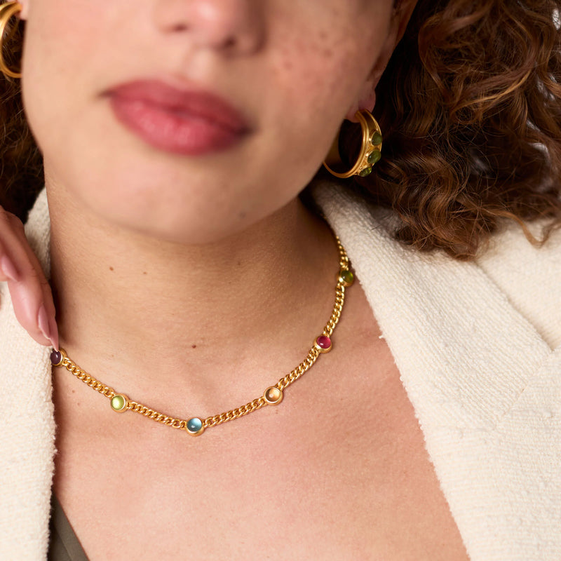 Dolce Delicate Station Necklace | Multi