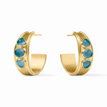 Dolce Stone Hoop Earrings | Montana Blue