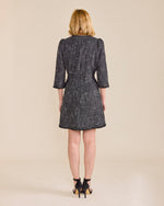 Rose Tweed Dress | Black Sparkle