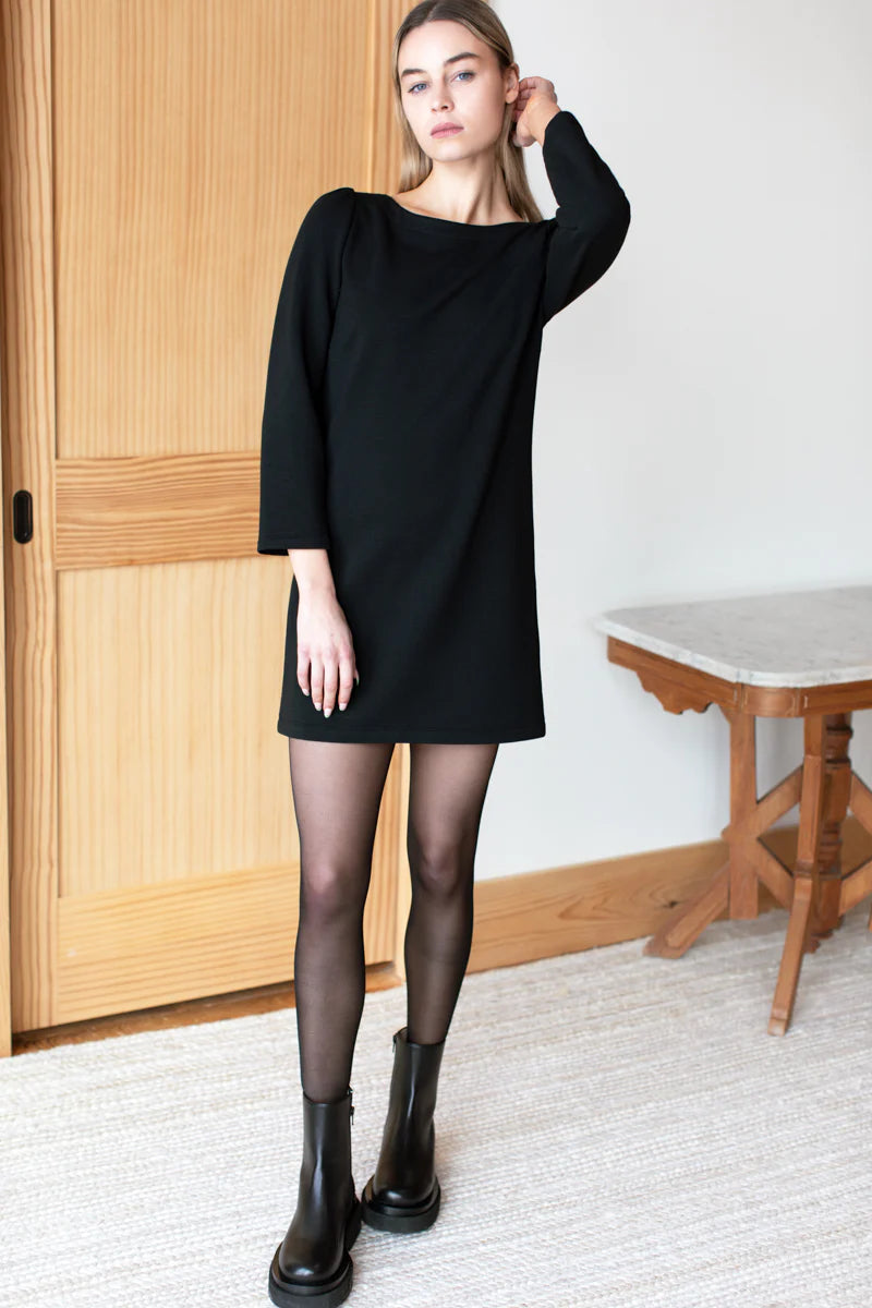 Alice Long Sleeve Dress | Black