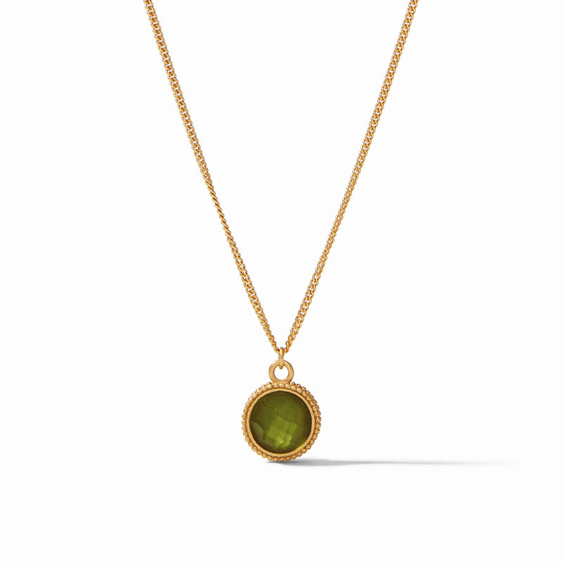 Fleur-de-Lis Solitaire Necklace | Palmetto Green