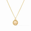 Fleur-de-Lis Solitaire Necklace | Champagne