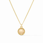 Fleur-de-Lis Solitaire Necklace | Champagne
