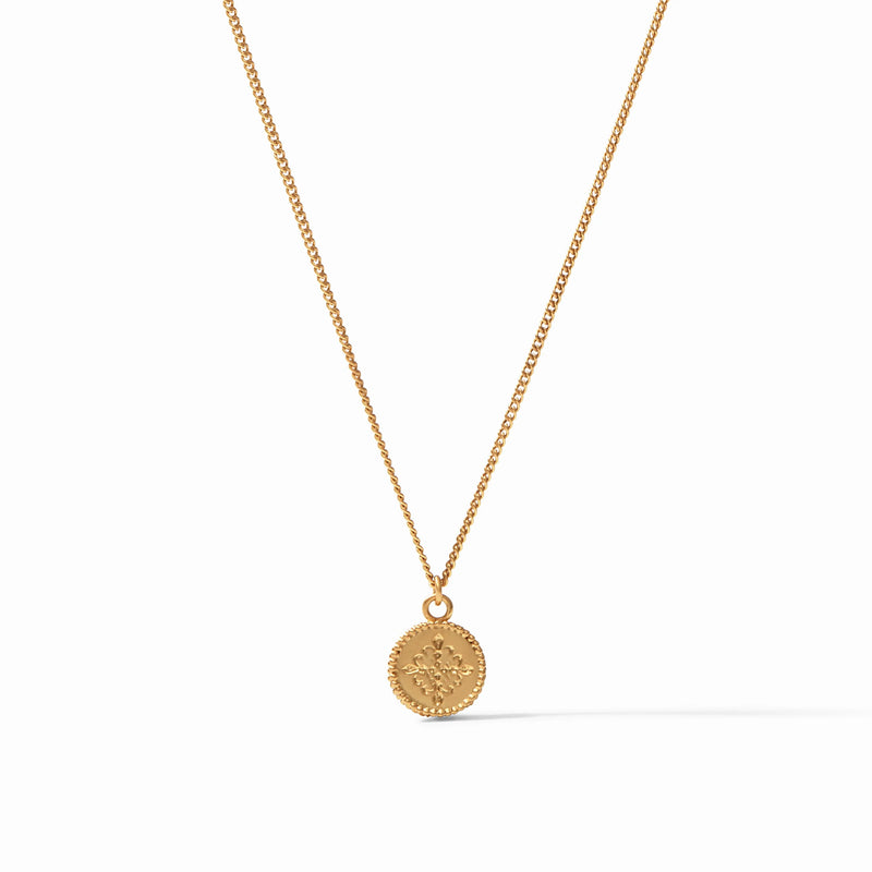 Fleur-de-Lis Solitaire Necklace | Montana Blue