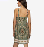 Tapestry Shift Dress | Mezzo Sage