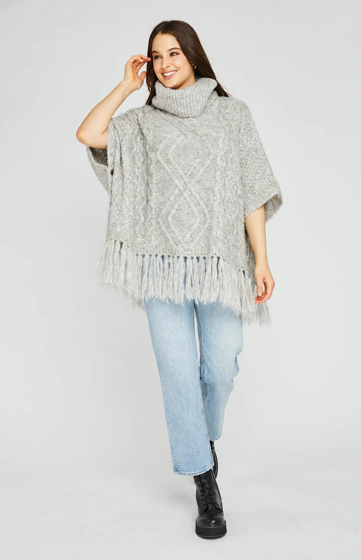 Kindred Pullover Shawl | Heather Moonlight