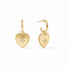 Heart Hoop & Charm Earrings