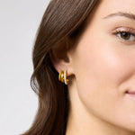 Hydra Triple Hoop Earring | Pearl