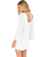 Marianna Mini Dress | White Clip Butterfly