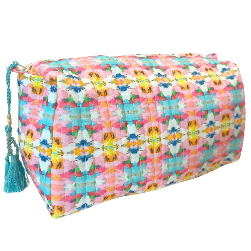 Sumner Pink Large Cosmetic Bag