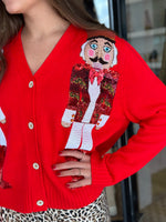 Nutcracker Cardigan | Queen of Sparkles Red