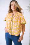 Parham Blouse | Orange Azalea
