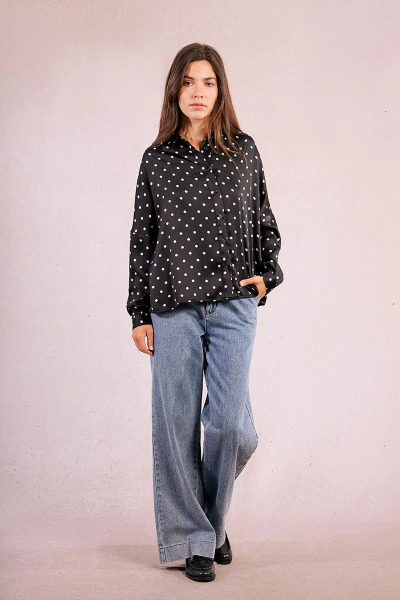 The Dots Blouse | Black + White