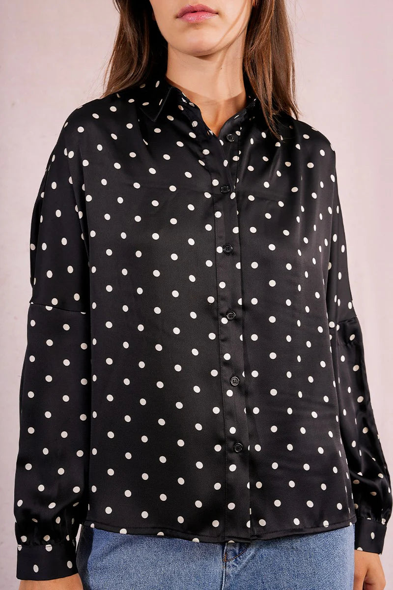 The Dots Blouse | Black + White