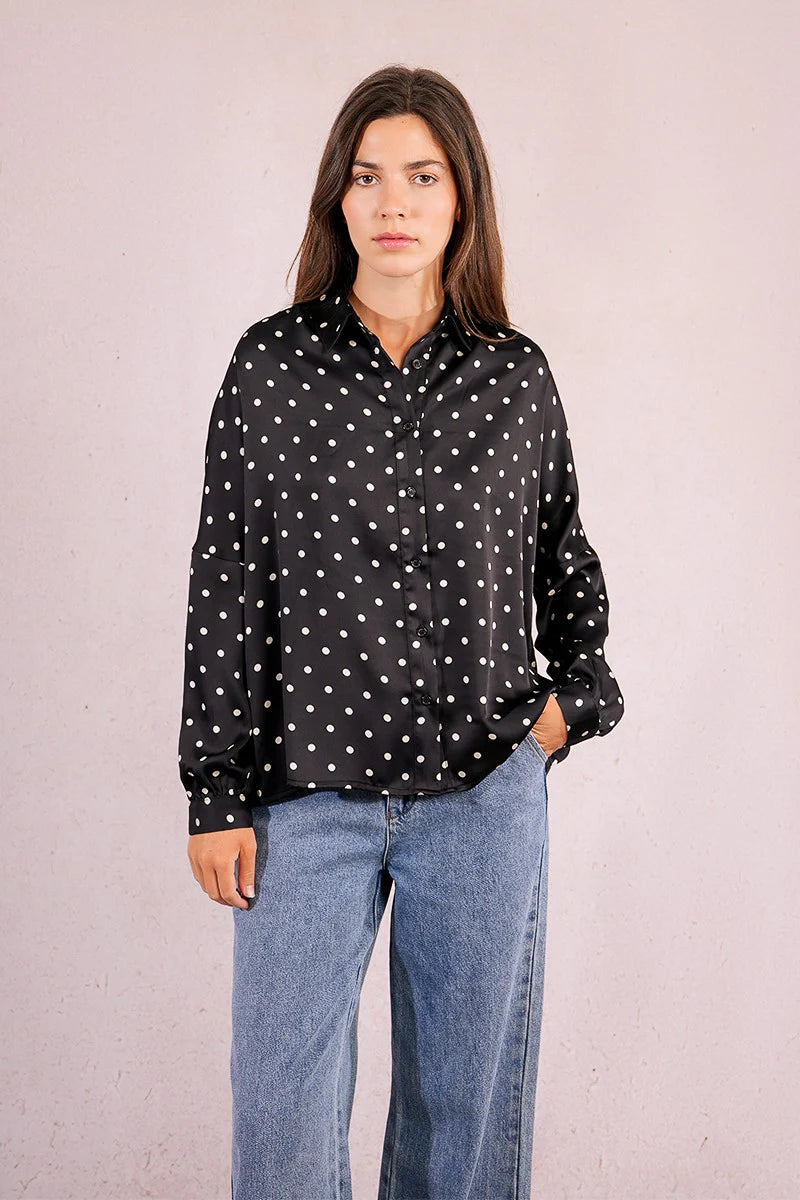 The Dots Blouse | Black + White