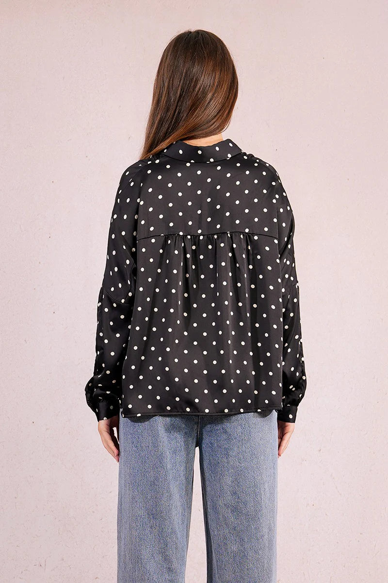 The Dots Blouse | Black + White