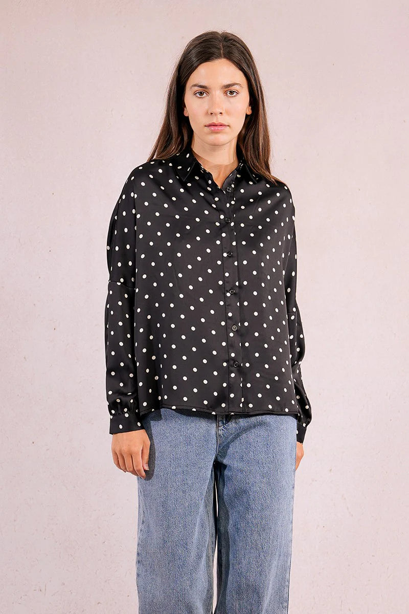 The Dots Blouse | Black + White