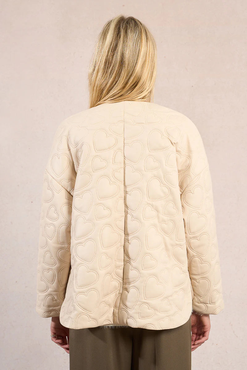 Heart Embroidered Jacket