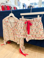 Nutcracker Satin Christmas PJ Set