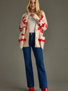 Red Bow Cardigan