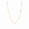 Valencia Delicate Station Necklace | Mother of Pearl