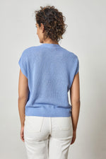 Short Sleeve Crewneck Sweater | Marlin