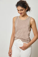 Back Seam Tank | Driftwood