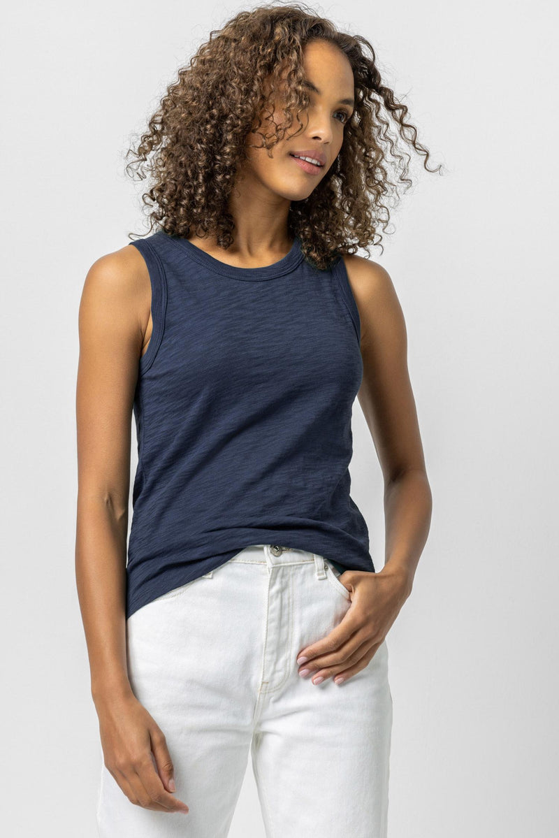 Back Seam Tank | Navy