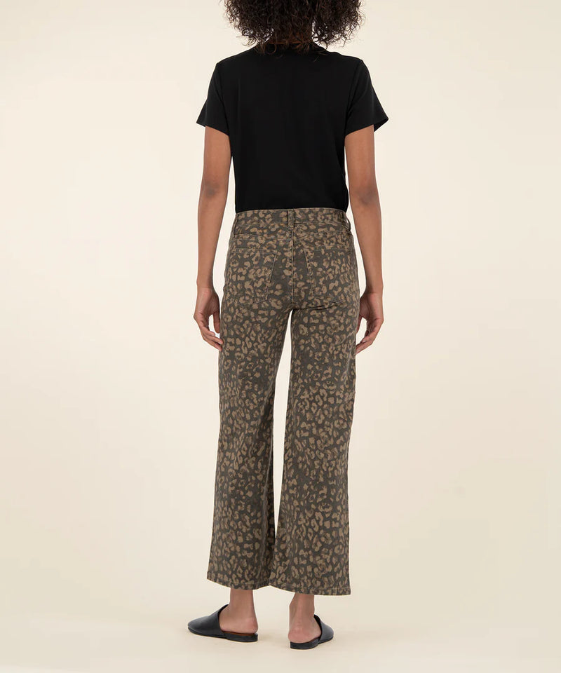 Meg High Rise Wide Leg | Wood