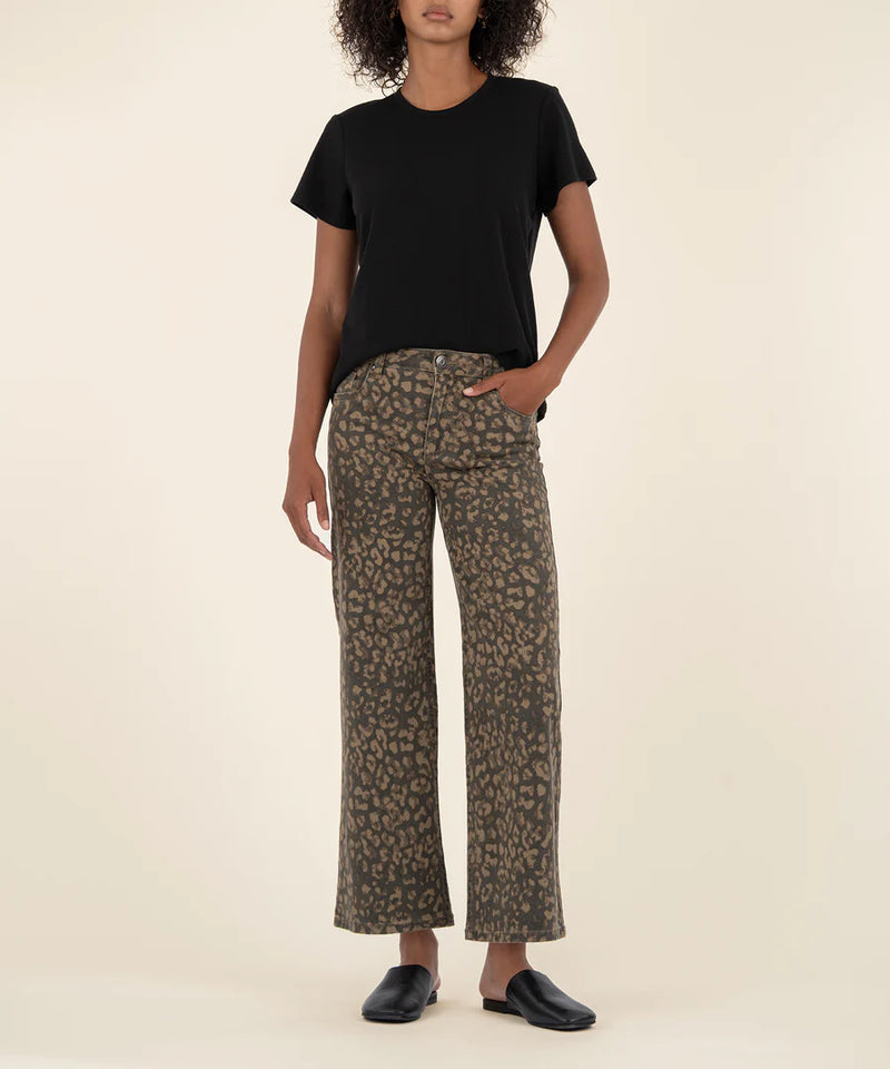 Meg High Rise Wide Leg | Wood