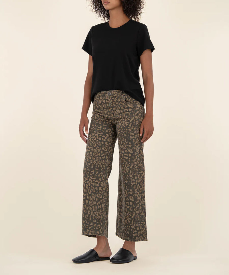 Meg High Rise Wide Leg | Wood