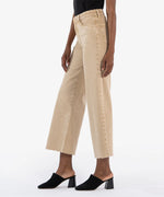 Meg High Rise Wide Leg | Biscuit