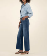 Meg High Rise Wide Leg | Inexhaustible w/ Dark Wash