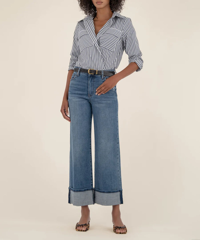 Meg High Rise Wide Leg | Incontrovertible Wash