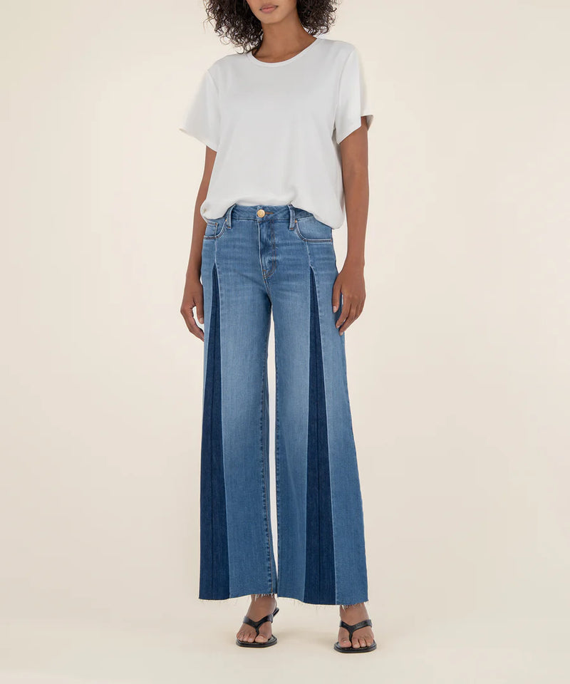 Meg High Rise Wide Leg | Holy w/ Dark Base