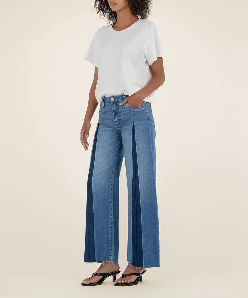 Meg High Rise Wide Leg | Holy w/ Dark Base