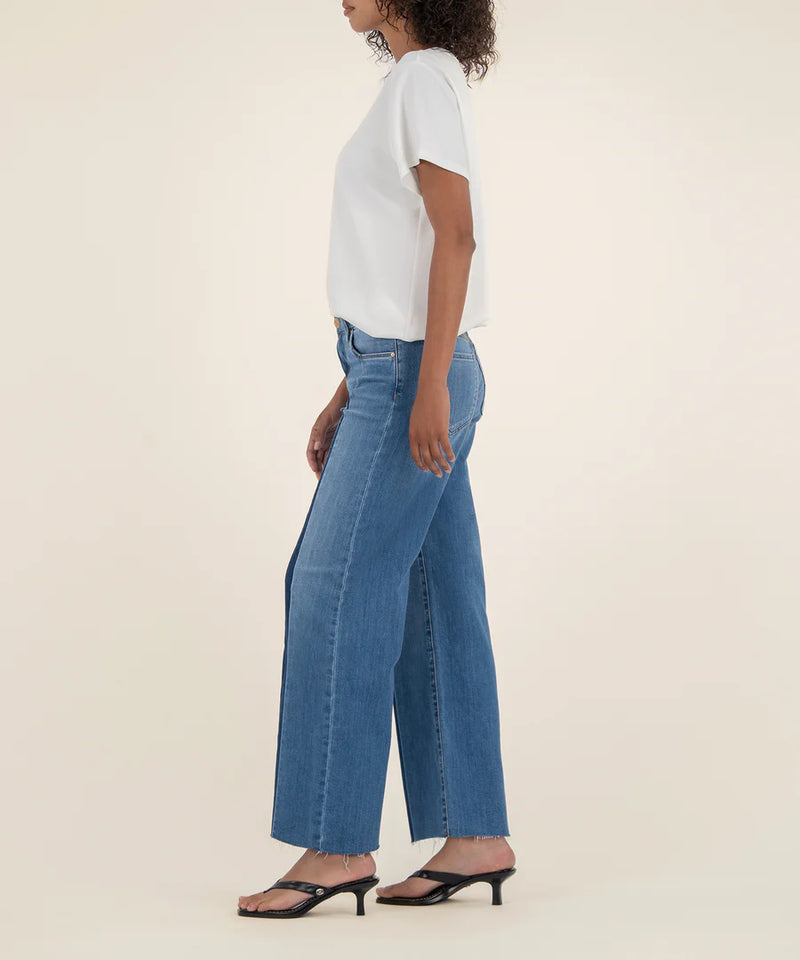 Meg High Rise Wide Leg | Holy w/ Dark Base